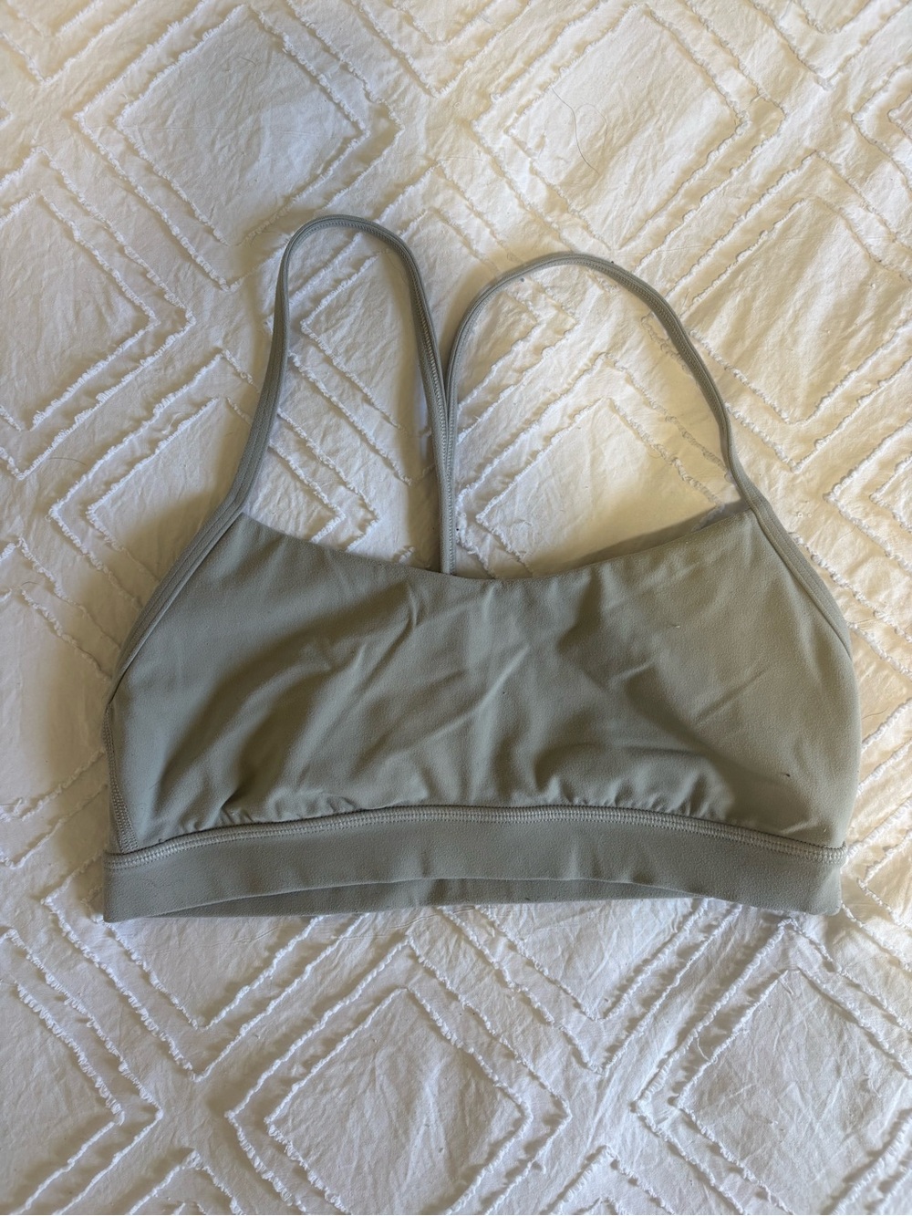 SOLD lululemon athletica Light Sage Green Strappy Sports Bra